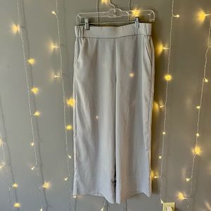 Baby Blue Zara Satin Flare Pants size Small